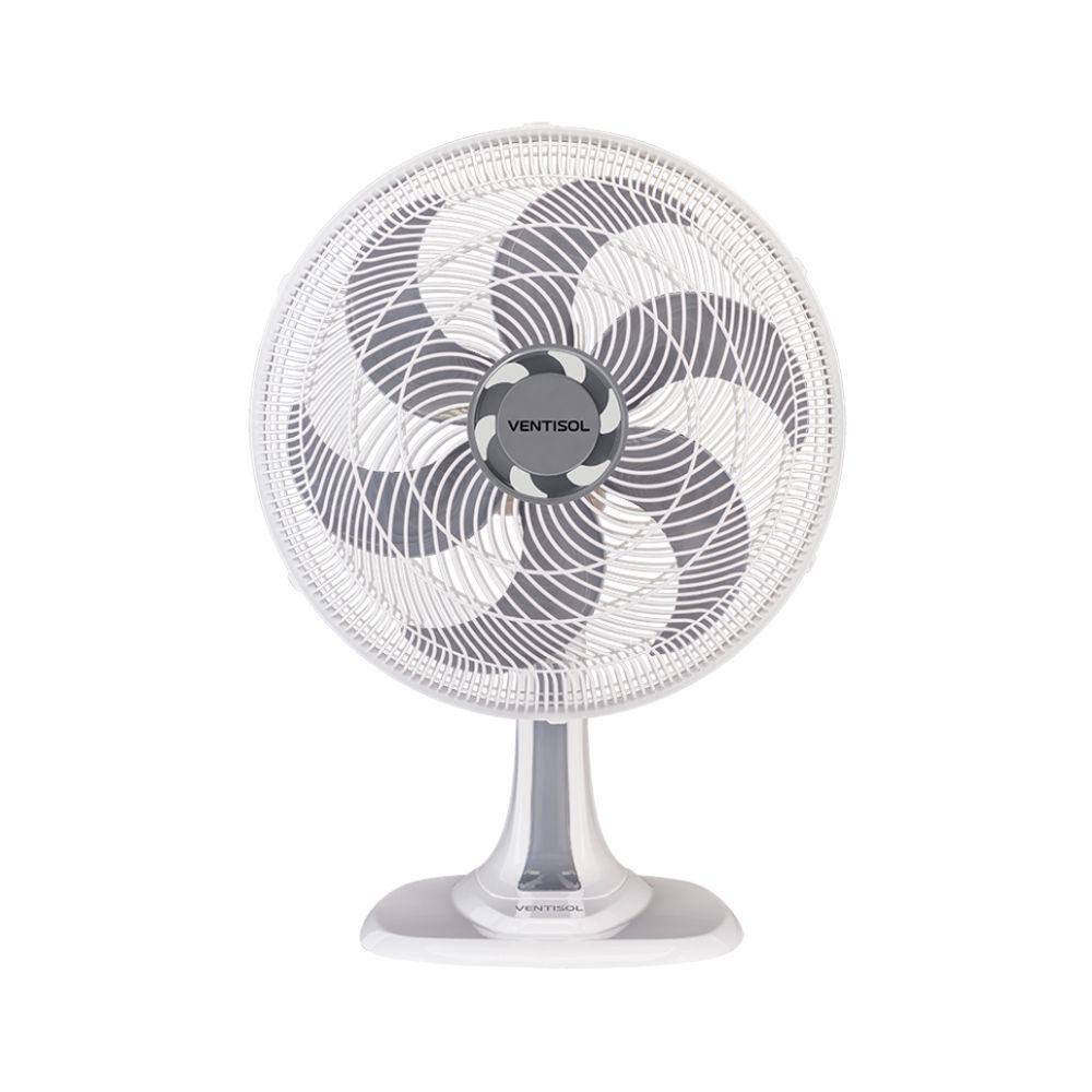 Ventilador de Mesa Turbo 30CM 6 PÁS Oscilante 127V Ventisol