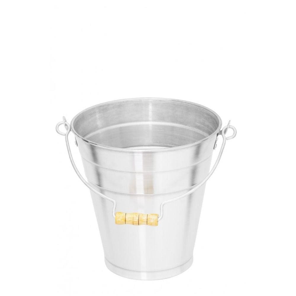 Balde De Aluminio - Capacidade 8,0L