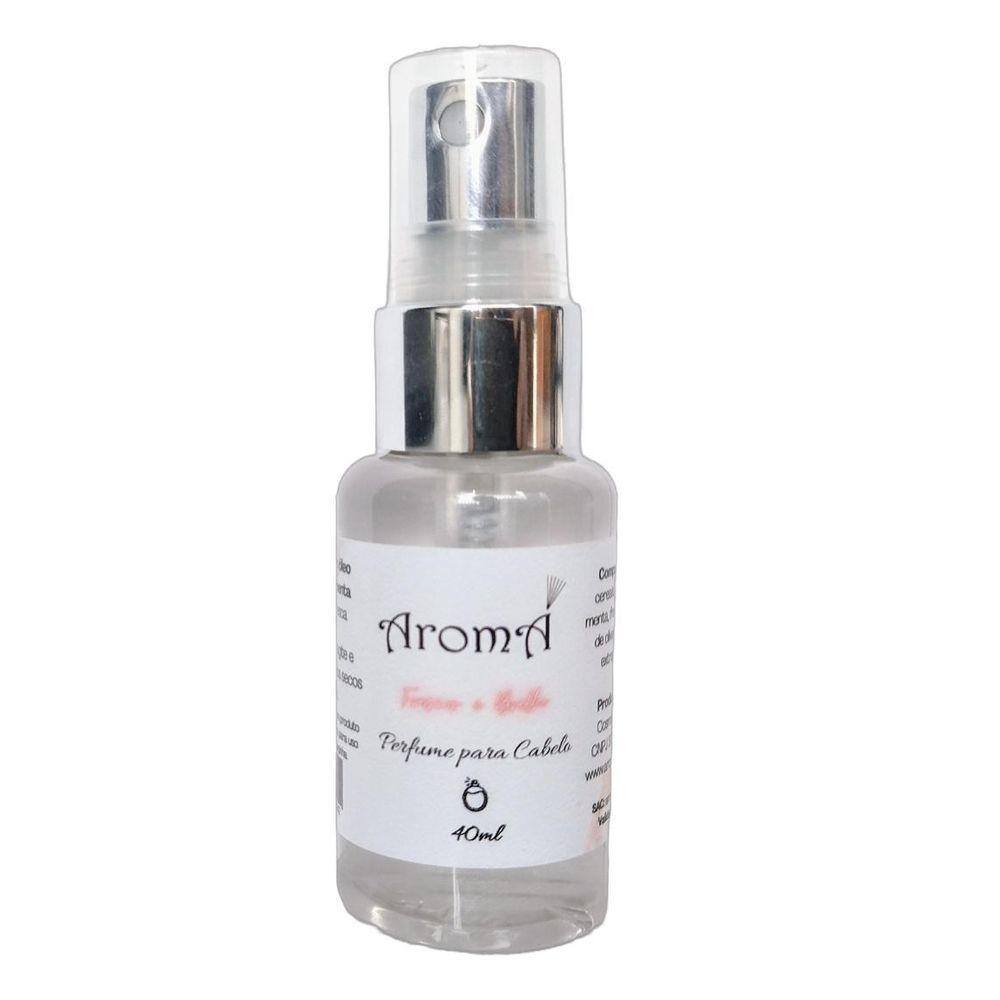 Perfume Para Cabelo Com Óleo Essencial De Menta Aromá - 40Ml