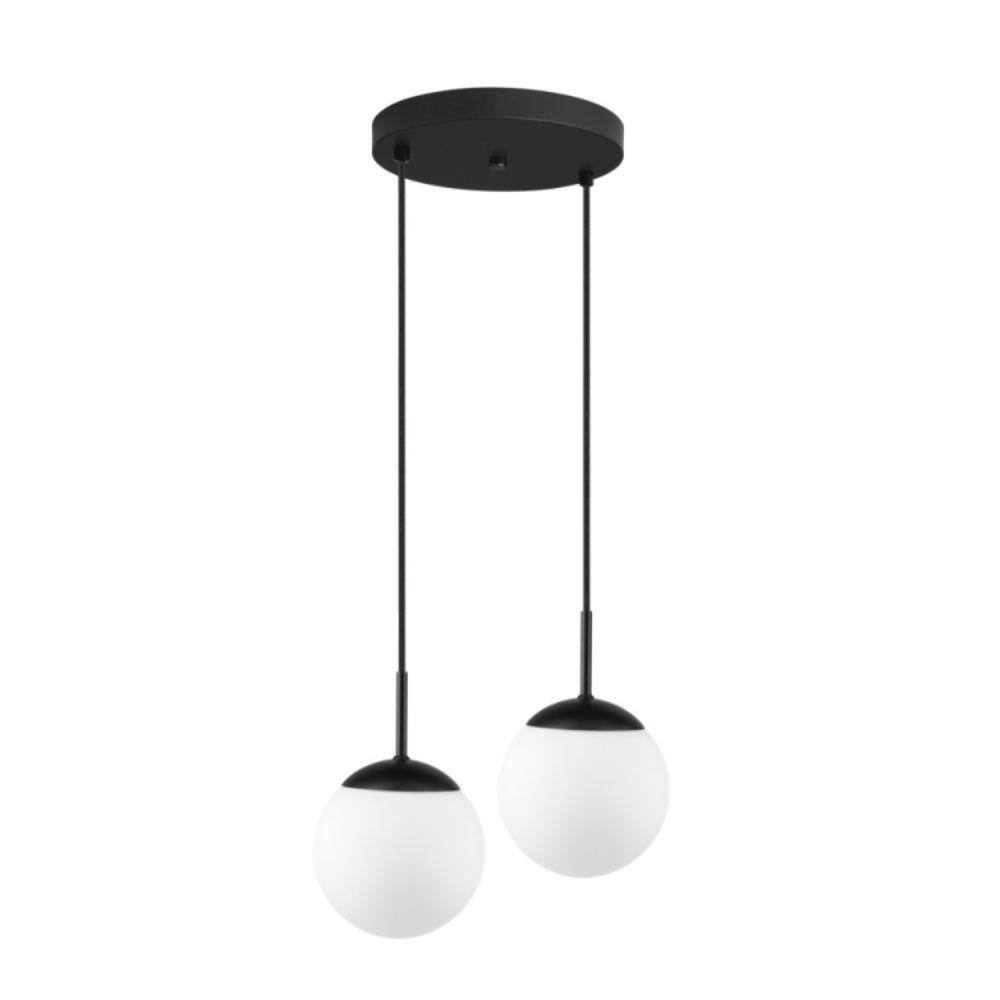 Pendente 2 Luzes E27 Dreams Drm2e27pdpt Bronzearte Preto