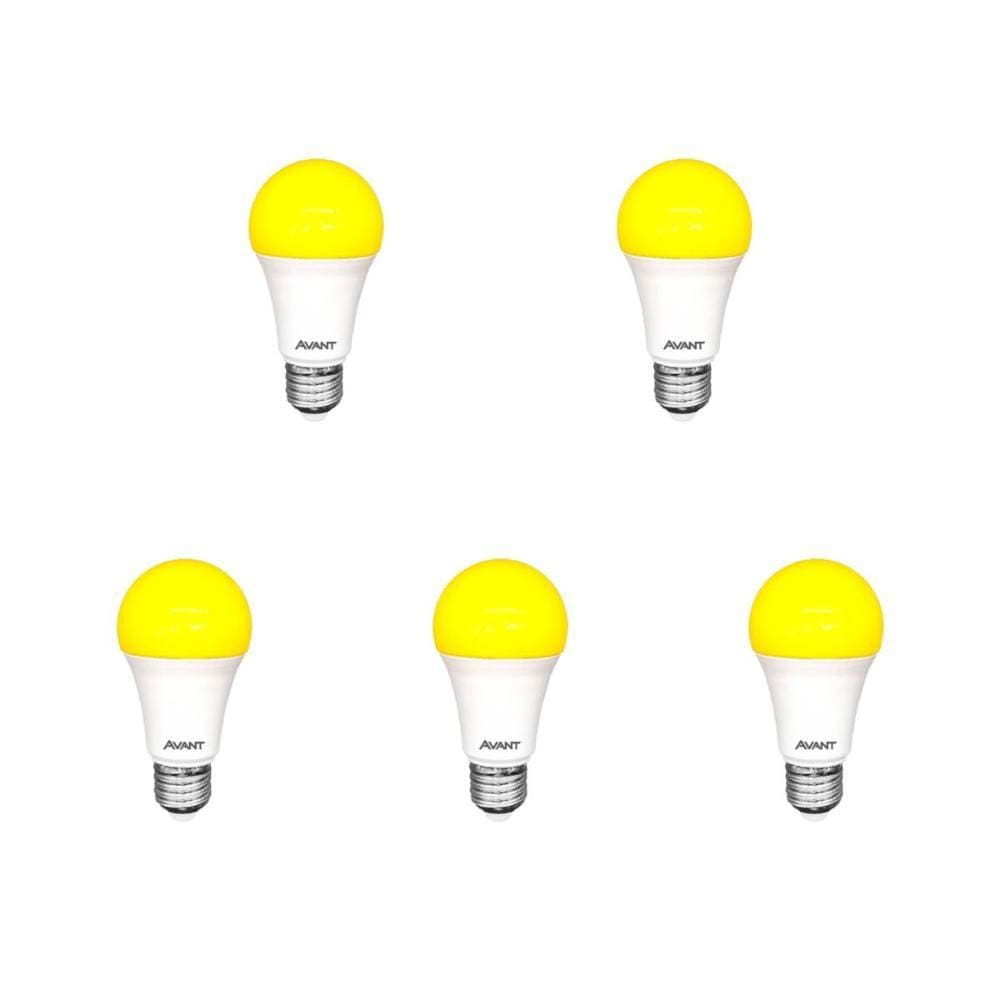 Lâmpada Led Avant Anti-Inseto 12W E27 Bivolt 5 Unidades