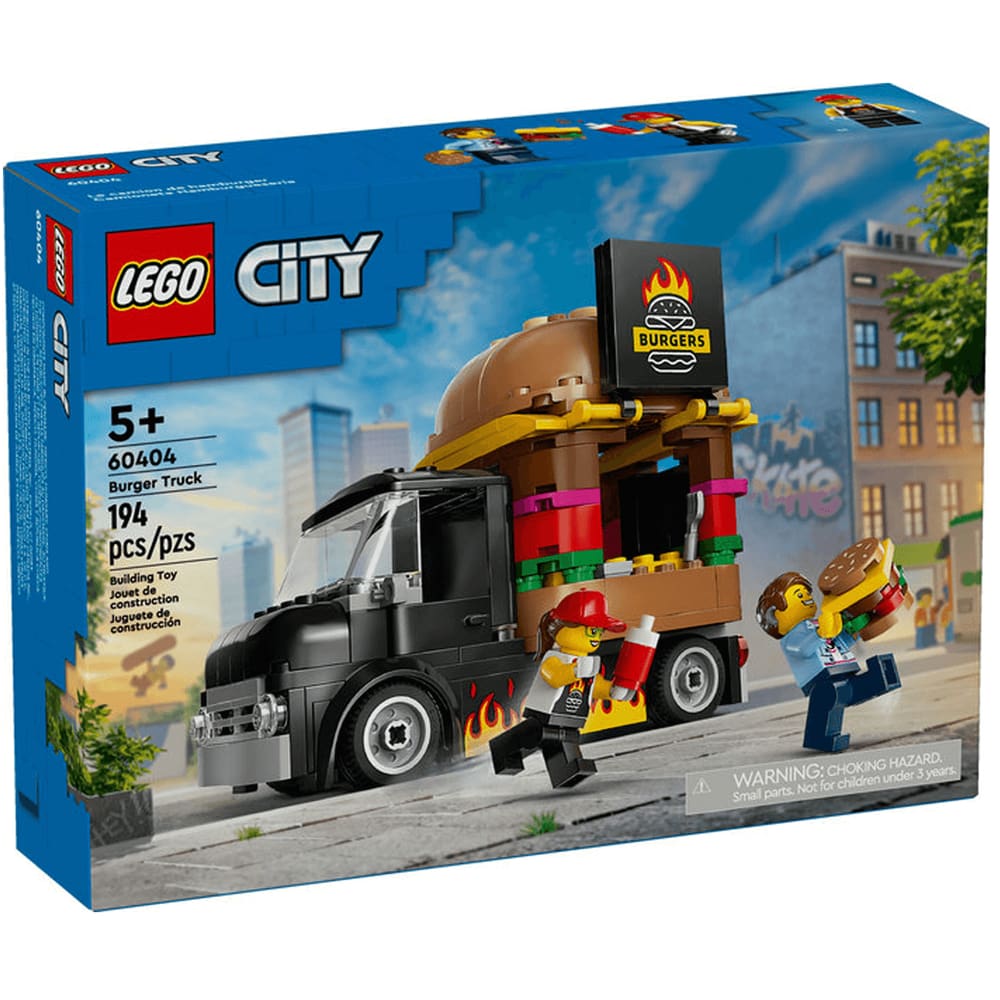 Lego City 60404 Caminhão de Hambúrgueres com 194 Peças