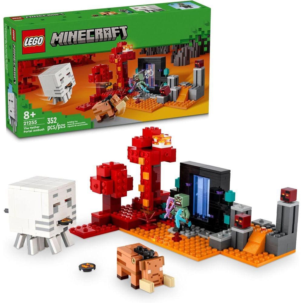 LEGO Minecraft 21255 A Emboscada no Portal do Nether