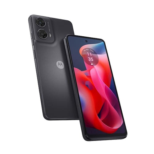 imagem-Smartphone Motorola Moto G24 128GB 4 GB + 4 GB RAM Boost RAM Tela 6.6" Câmera e Selfie 8 MP Grafite