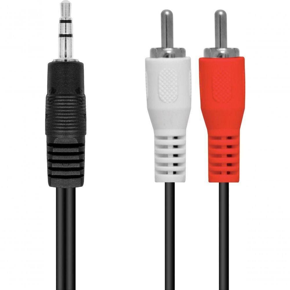 Cabo 2 Rca X P2 3.5mm Stereo 1.5 Metros 2r35s 15