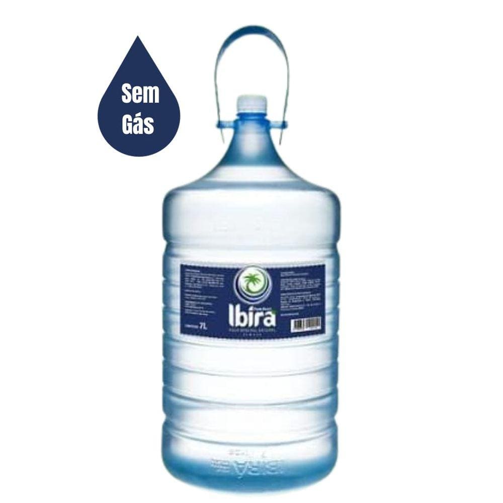 Água Mineral Ibirá S/g PH Alcalino 10,24 - Galão Descartável 7 Litros