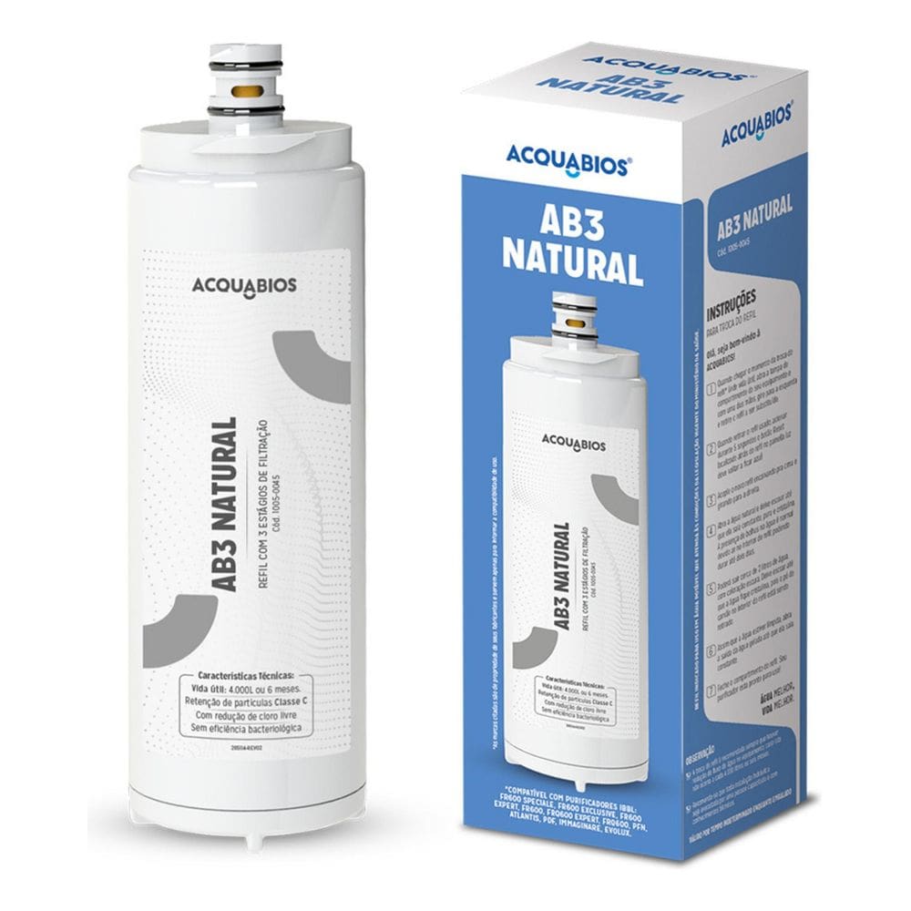 Refil Ab3 Compatível Ibbl C+3 Natural Fr600 Frq600