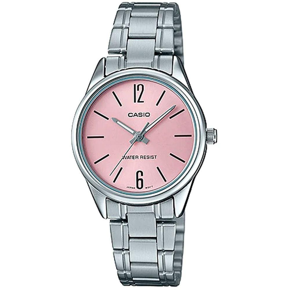 Relógio Casio Feminino Prateado Collection Ltp-V005d-4Budf