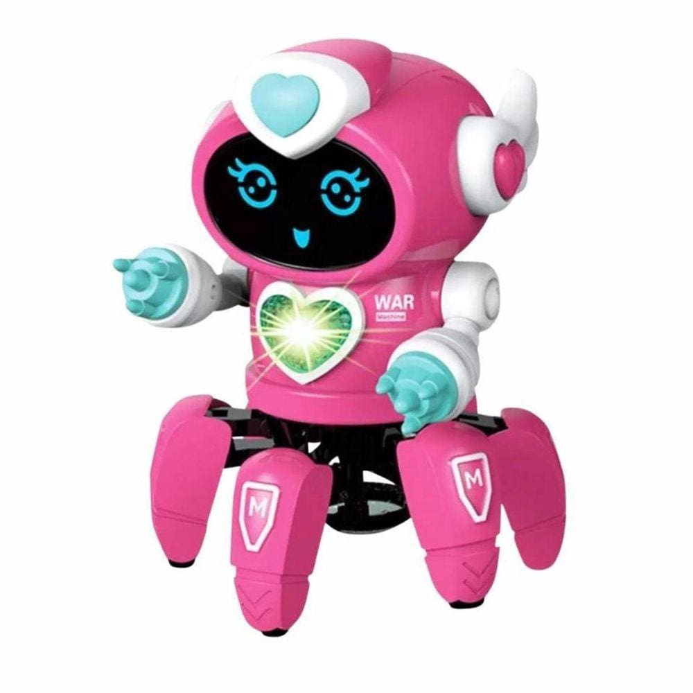 Robô Aranha Infantil - Dança Com Brinquedo De Som E Luz
