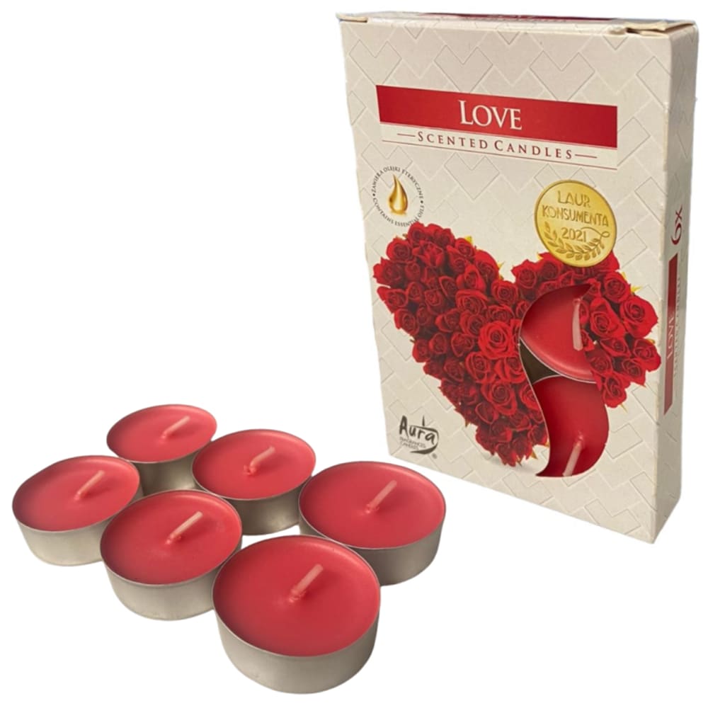 Kit 6 Velas Amor Rechaud Difusor Flutuante Foundue