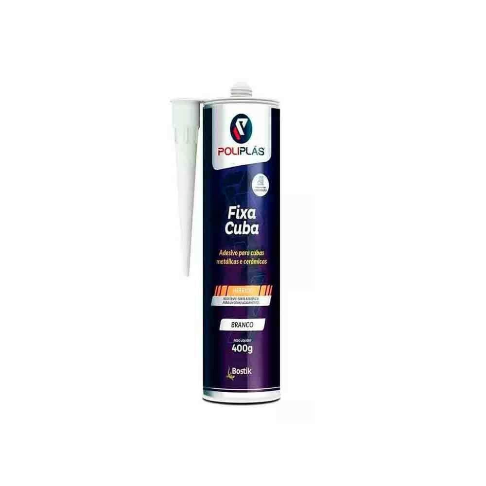 Fixa Cuba Híbrido 400g Bostik Poliplás Branco