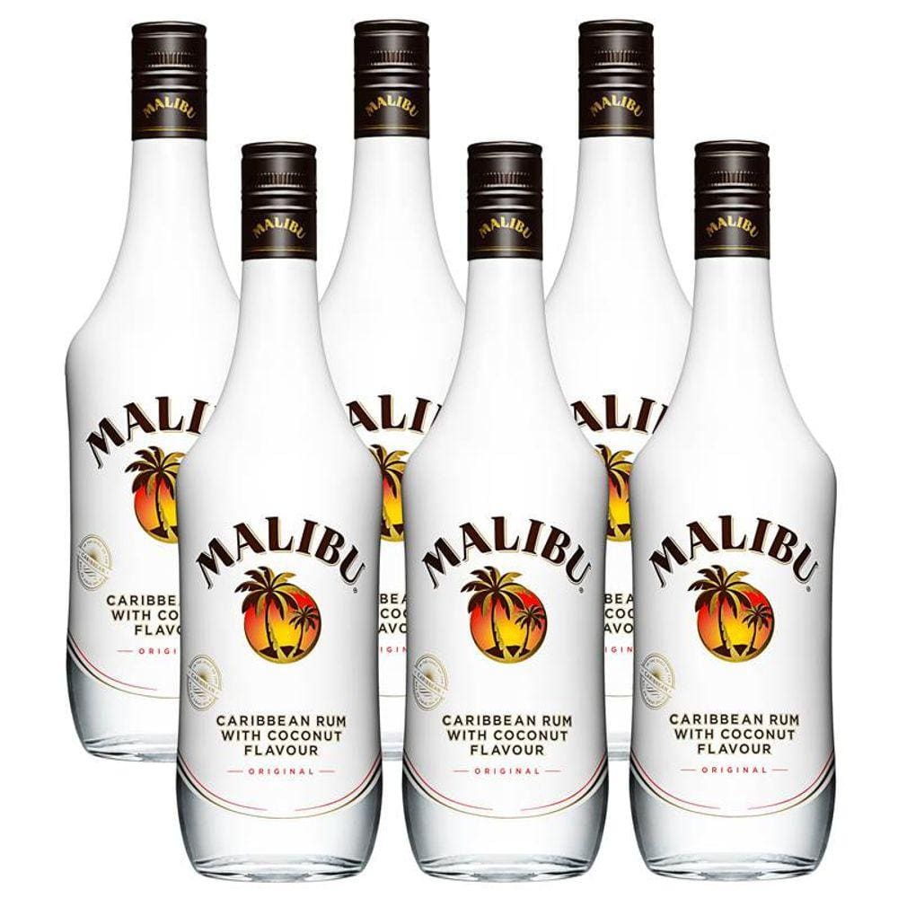 Rum Malibu Coconut 750ml 06 Unidades