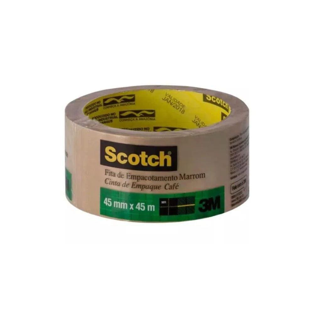 Fita para Empacotamento Marrom 45x45 SCOTCH 3M