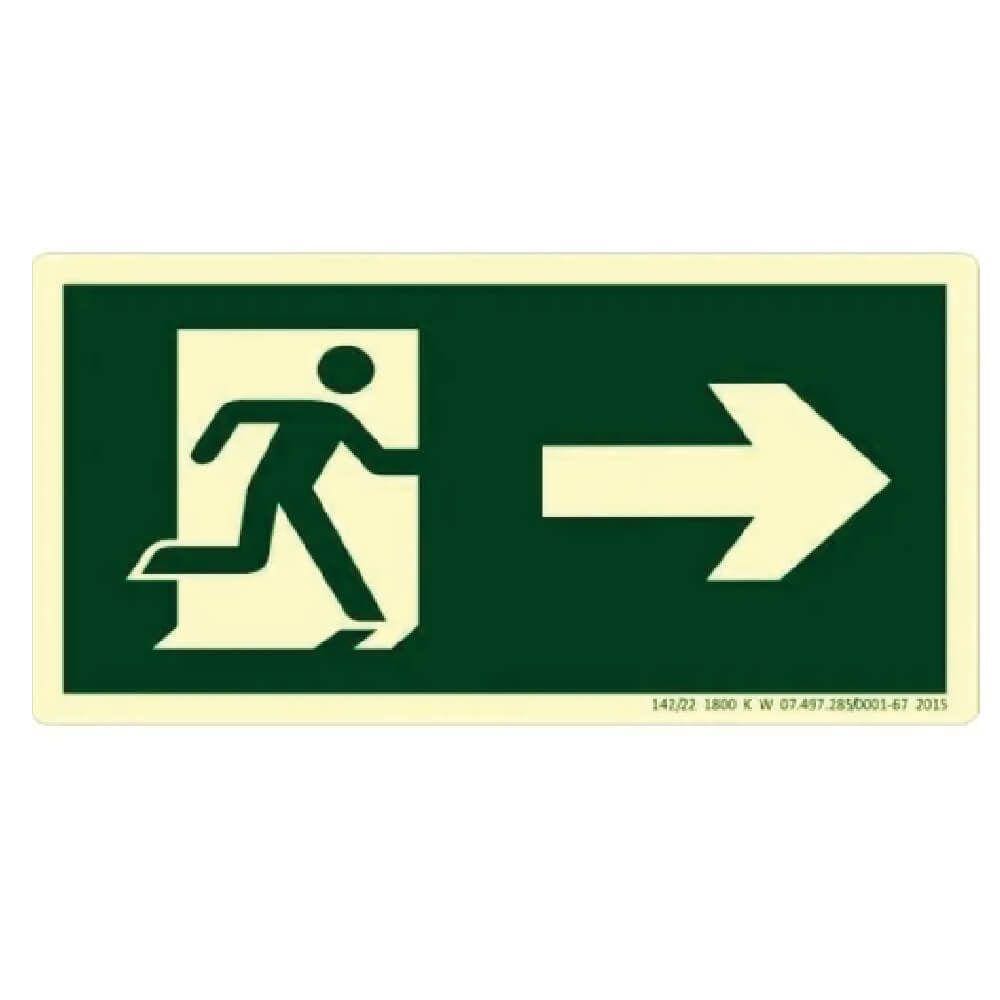 Placa S1 - Rota de Fuga a Direita