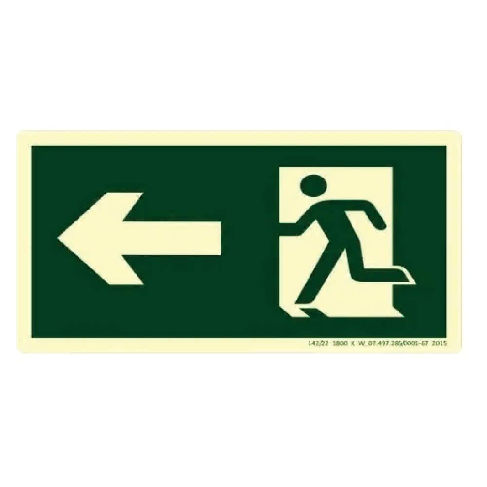 Placa S2 - Rota de Fuga a Esquerda