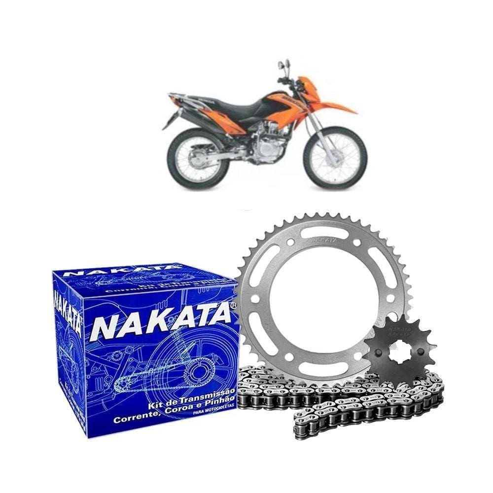 Kit Relação Transmissão Nakata Honda NXR 125 Bros 2003-2005