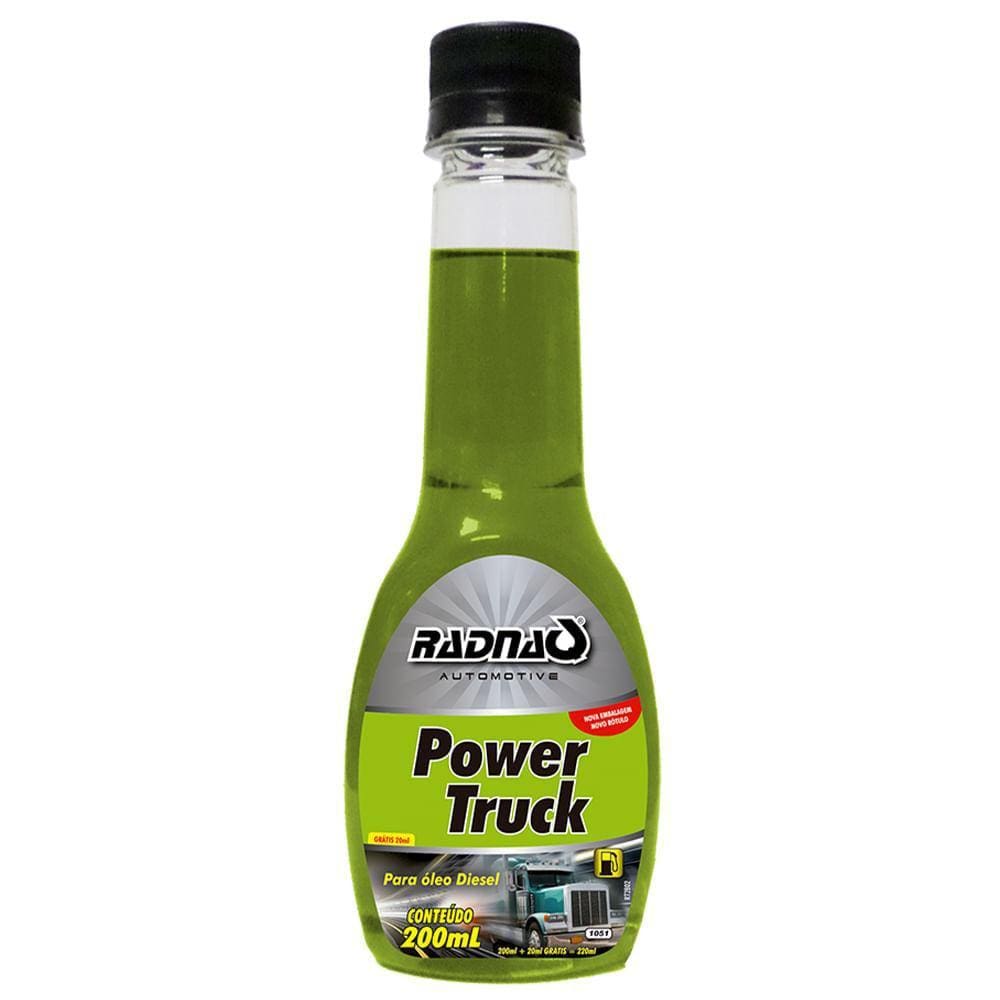Aditivo Combustível Diesel Power Truck 200ml Verde Radnaq