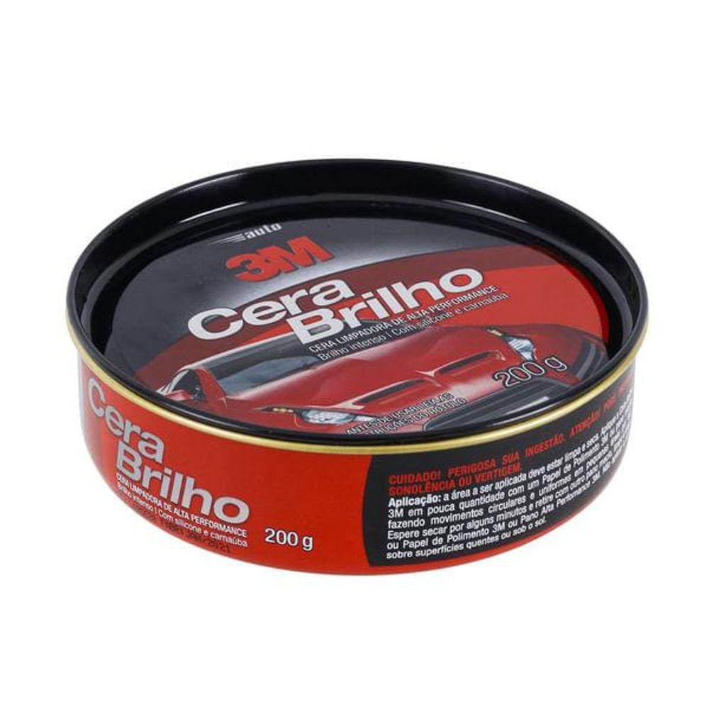 Cera Brilho Proteção Automotiva 3M 200g unidade