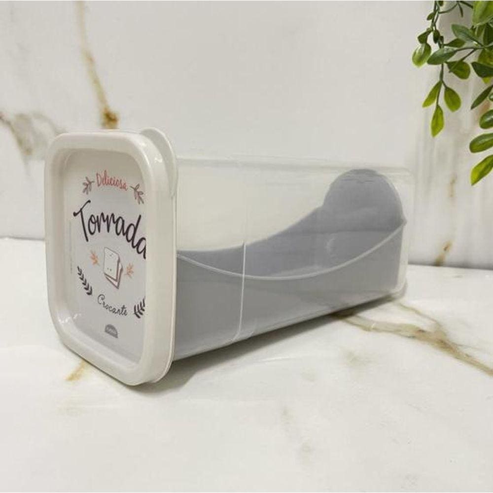 Porta Biscoito e Torrada Decorado Plasutil