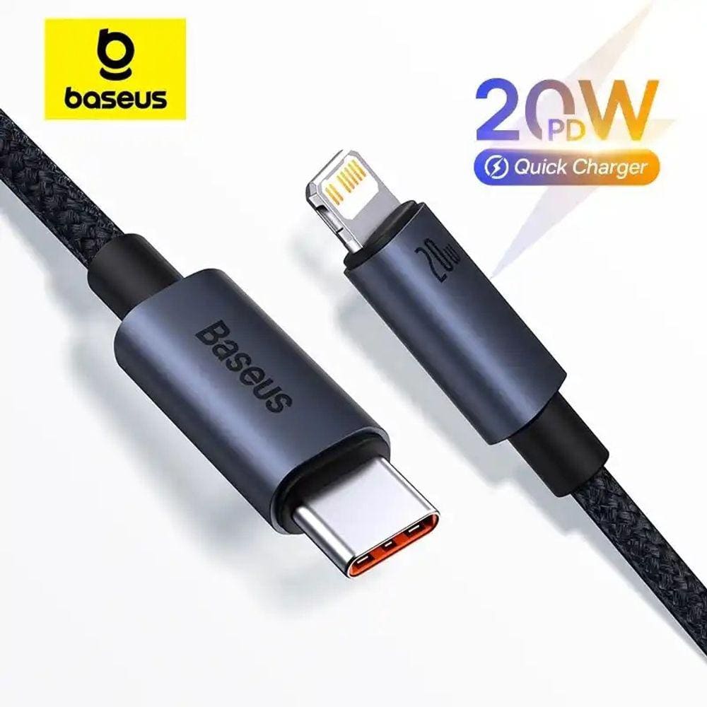 Cabo Baseus Tipo C para Lightning 20W Carregamento Rápido