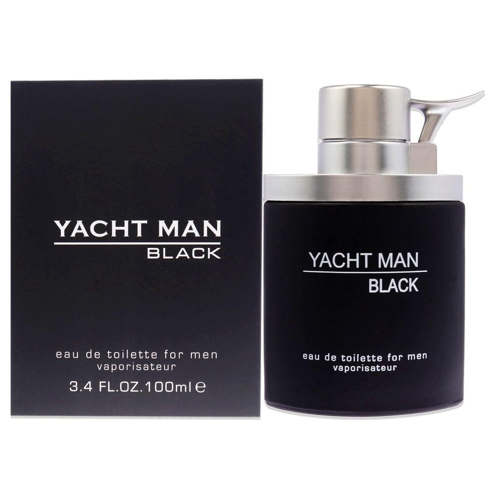 Perfume Myrurgia Yacht Man Black EDT Spray para homens 100mL