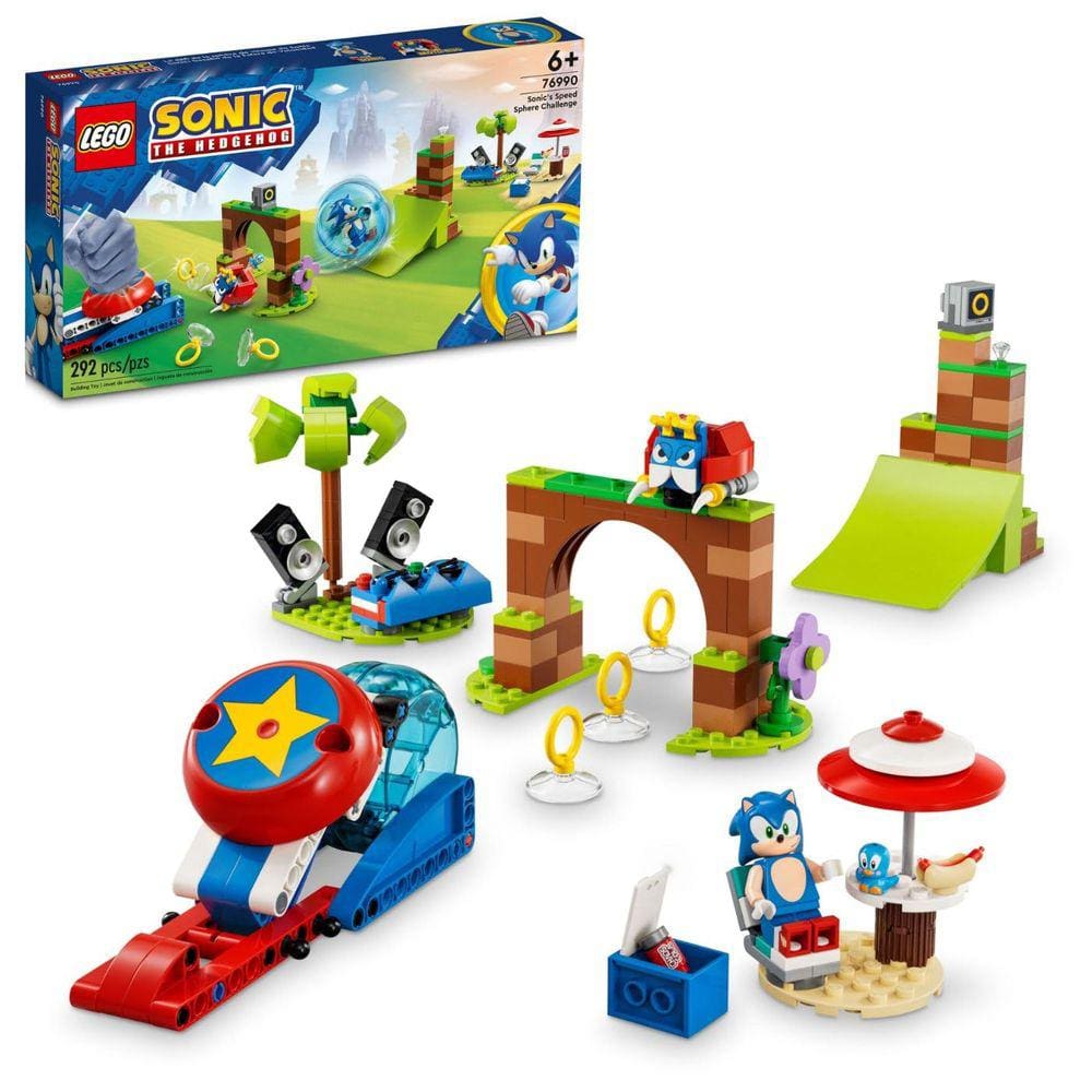 Conjunto de brinquedos de construção LEGO Sonic The Hedgehog Sonic`s Speed