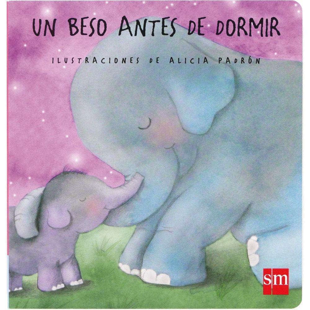 Livro Un beso antes de dormir - EDICIONES SM (edição em espanhol)