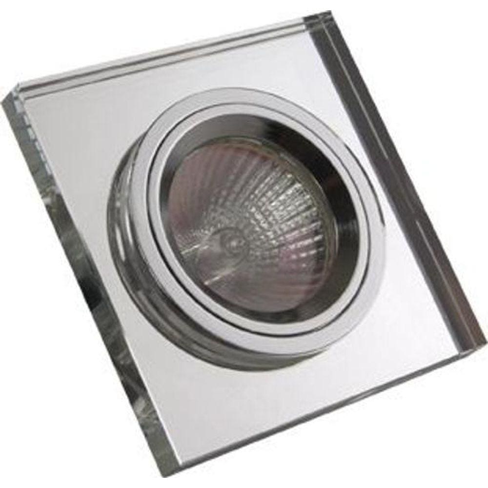 Spot Embutido Plafon Ares Quadrado Unitário Para Led