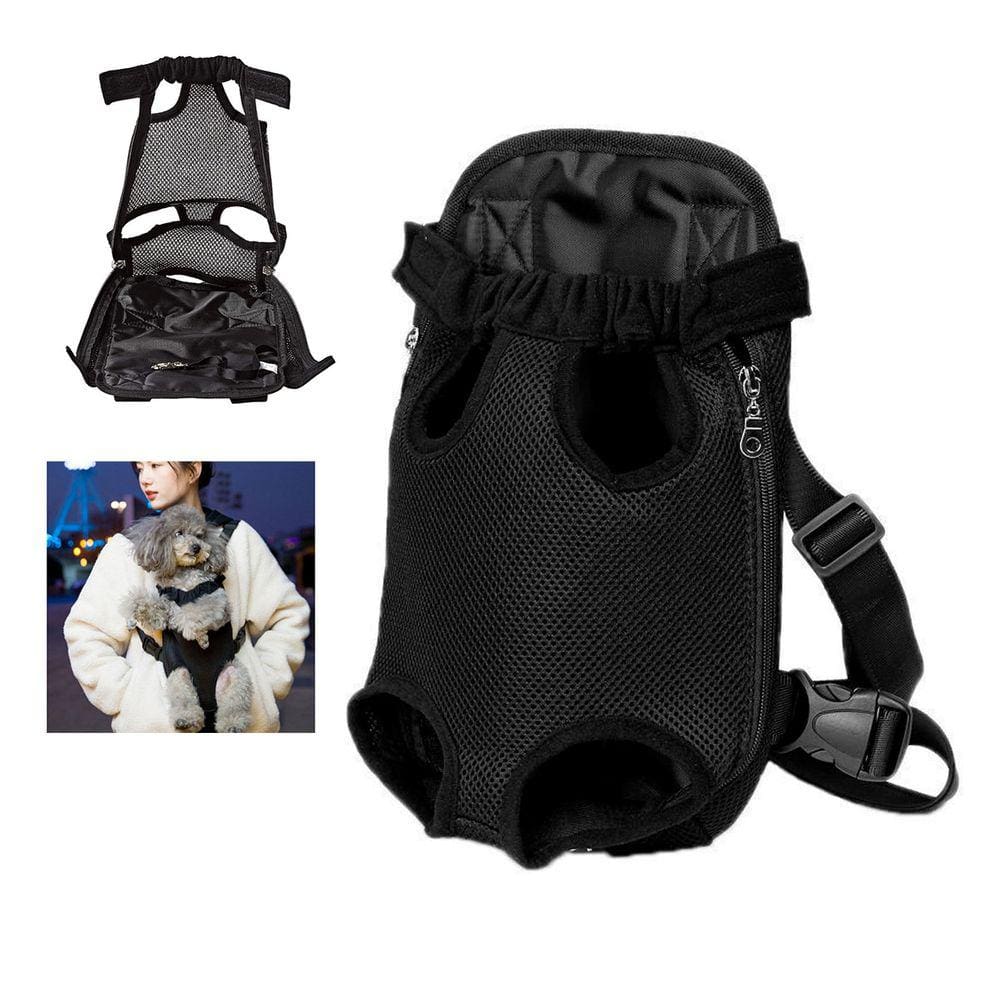 Mochila Canguru Cachorro Gato Pet Cao Pequeno Porte Animal de Estimaçao Bolsa Transporte Seguro