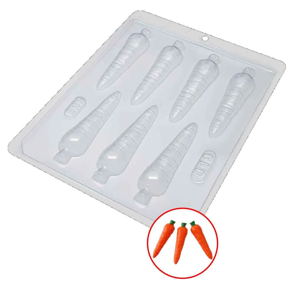 3 Formas de Cenouras 15g cada simples pascoa bwb 3581 sp 413