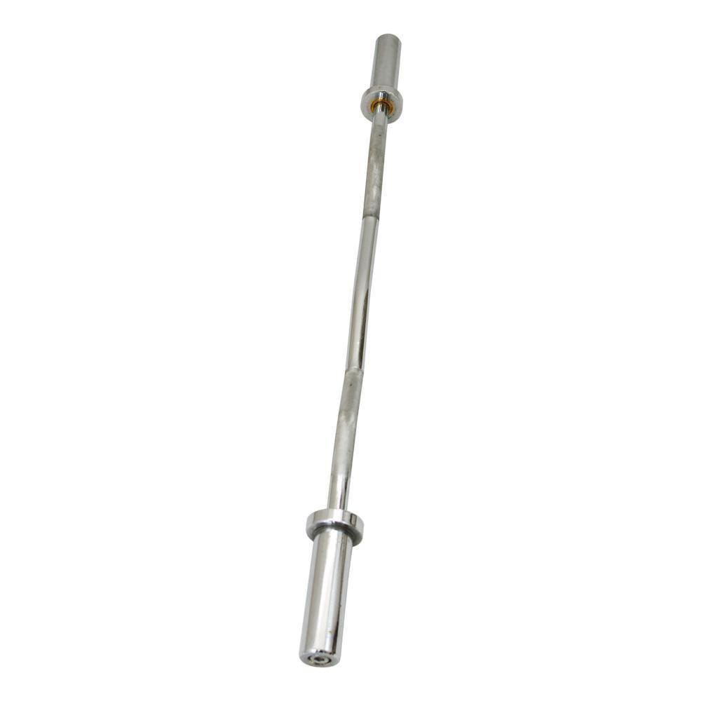 Barra W Olimpica Cromada 122Cm Ahead Sports As4102Z1 Cinza