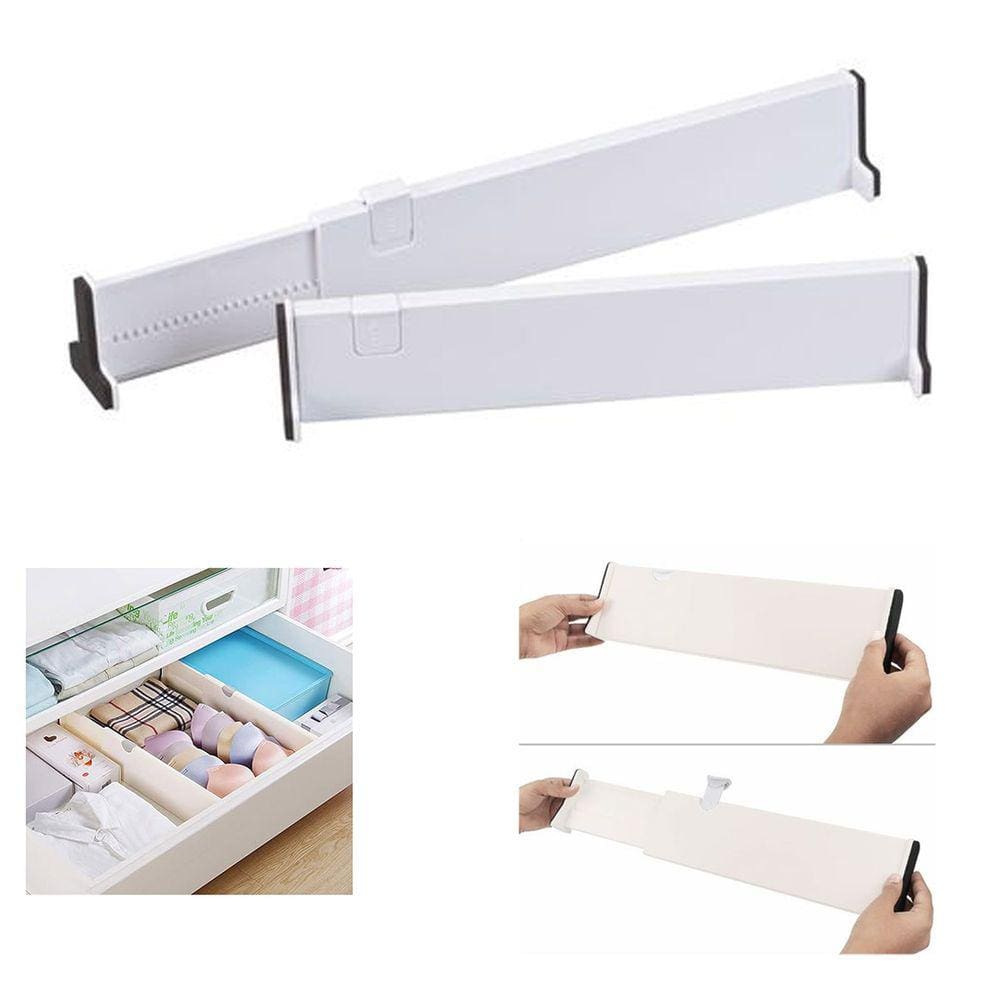 Organizador Divisor de Gaveta Ajustavel Expansivel Armario Cozinha Guarda Roupa Separador Meia Livro Roupa Multifuncional