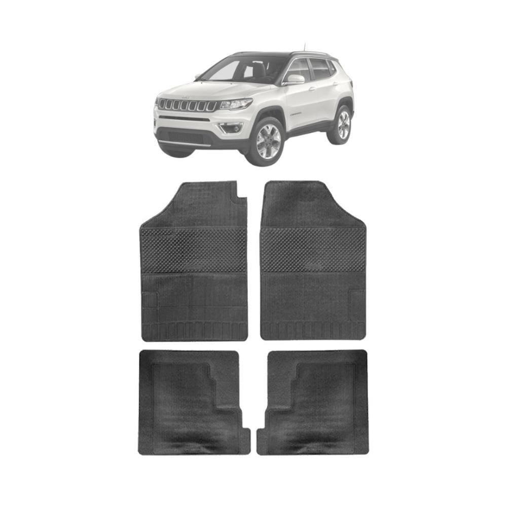 Jogo de Tapetes Automotivos Stratus BRB Jeep Compass 2017 em diante