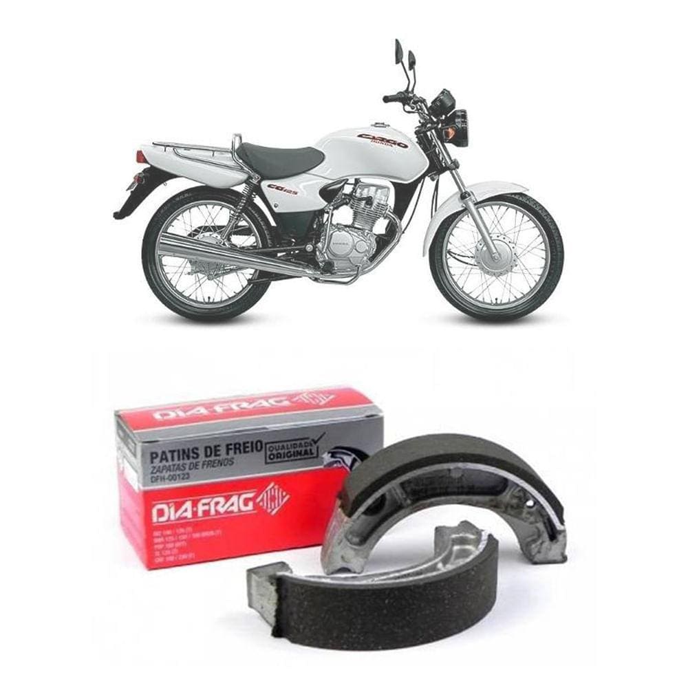 Patim Lona Freio Dia-Frag CG 125 Cargo 2009-2013 DFH-00127A