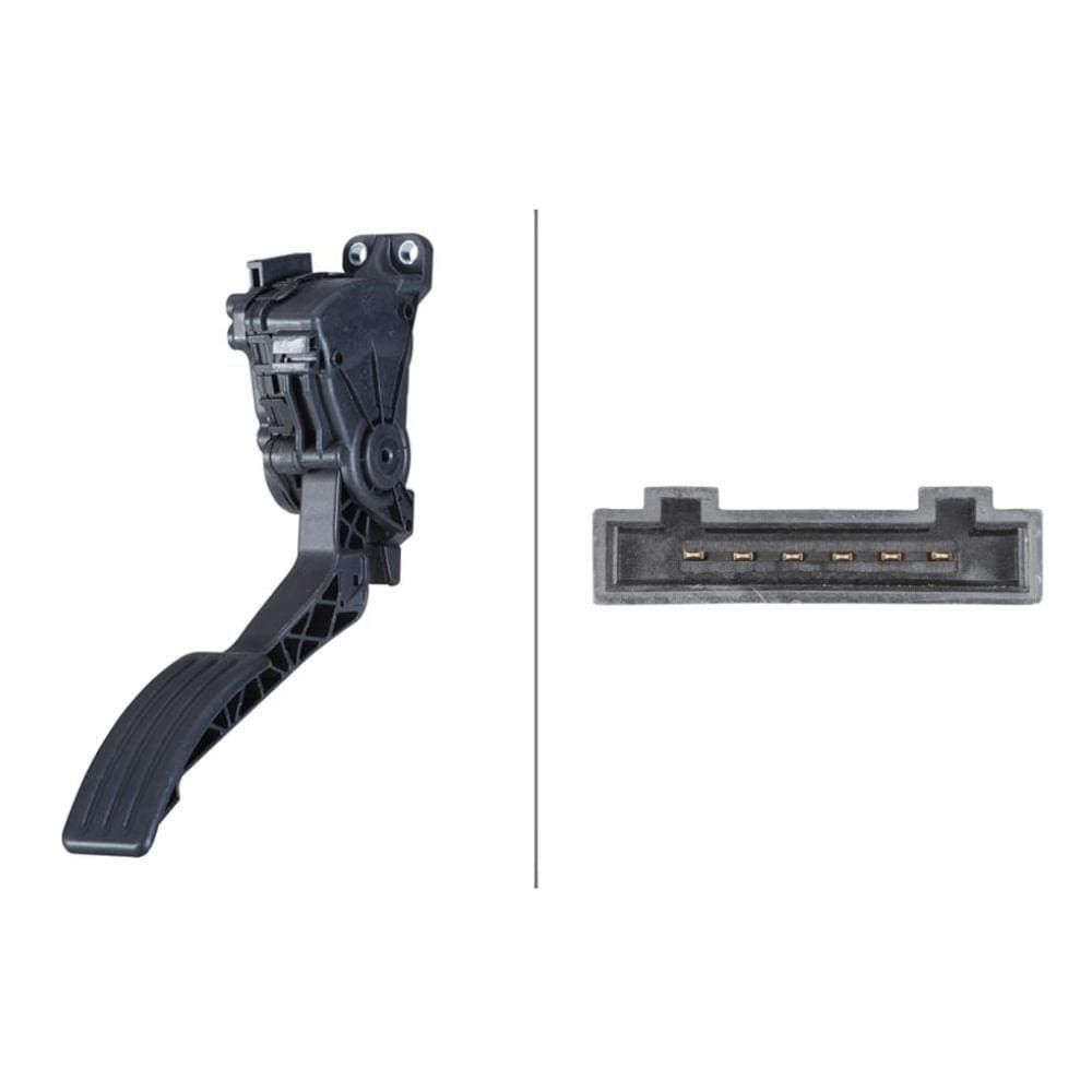 Pedal do Acelerador Manual Hella Logan/Sandero 2004 até 2013