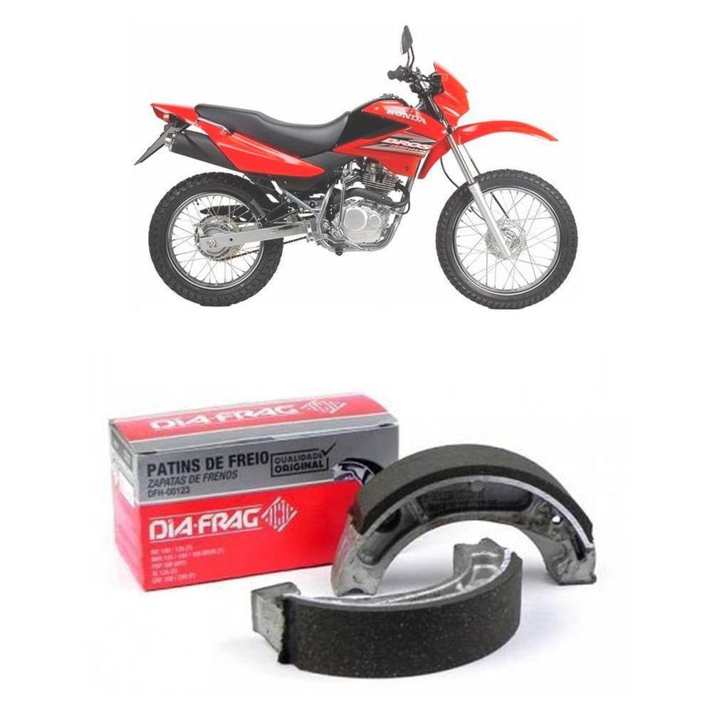 Patim Lona Freio Dia-Frag NXR 125 Bros 2005-2014 DFH-00127B