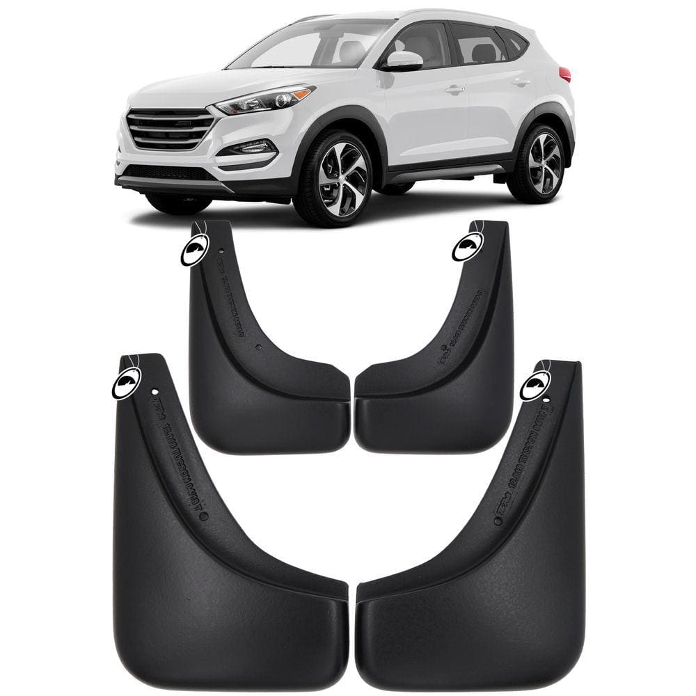 Jogo Apara Barro Protetor Lameira Flap Hyundai Tucson 2004 2005 2006 2007 2008 2009 2010 2011 2012 2013 2014 2015 2016 2017 2018