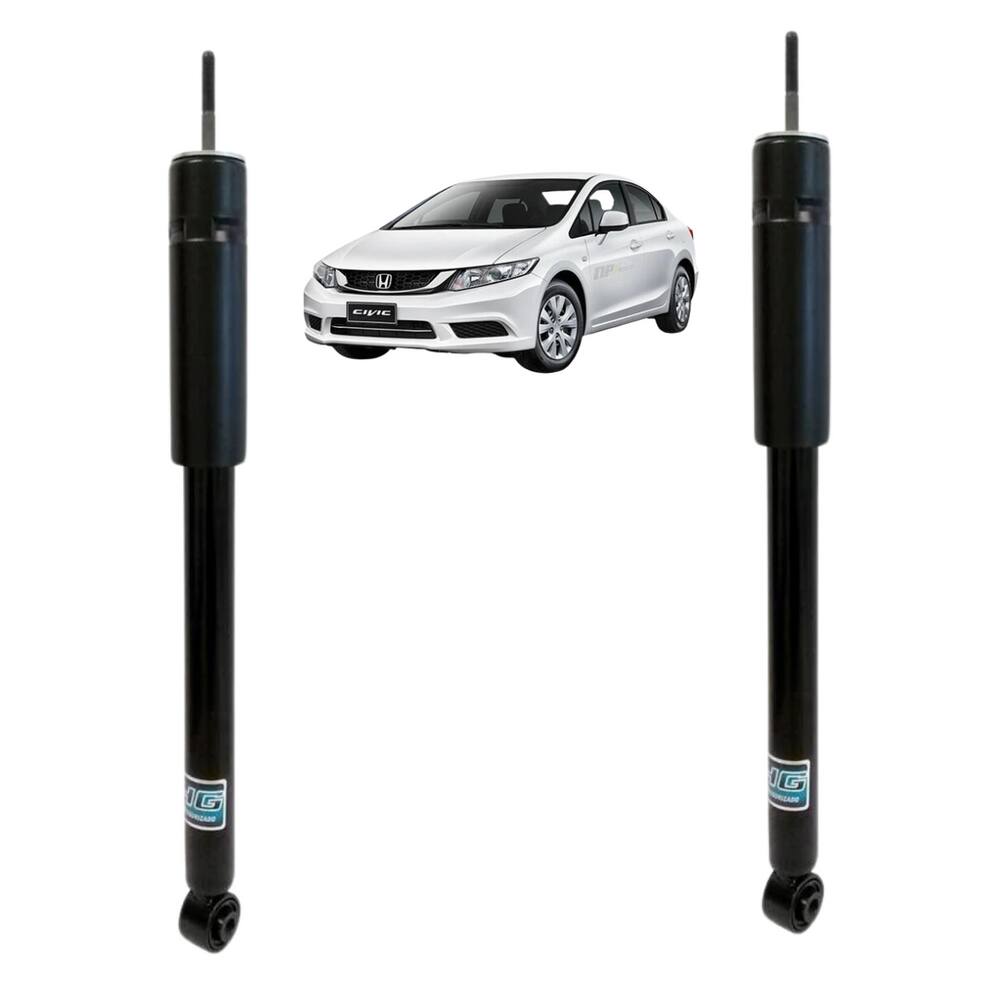 02 Amortecedor Traseiro Esquerdo+Direito Honda Civic 1.8 2012 A 2016 Nakata