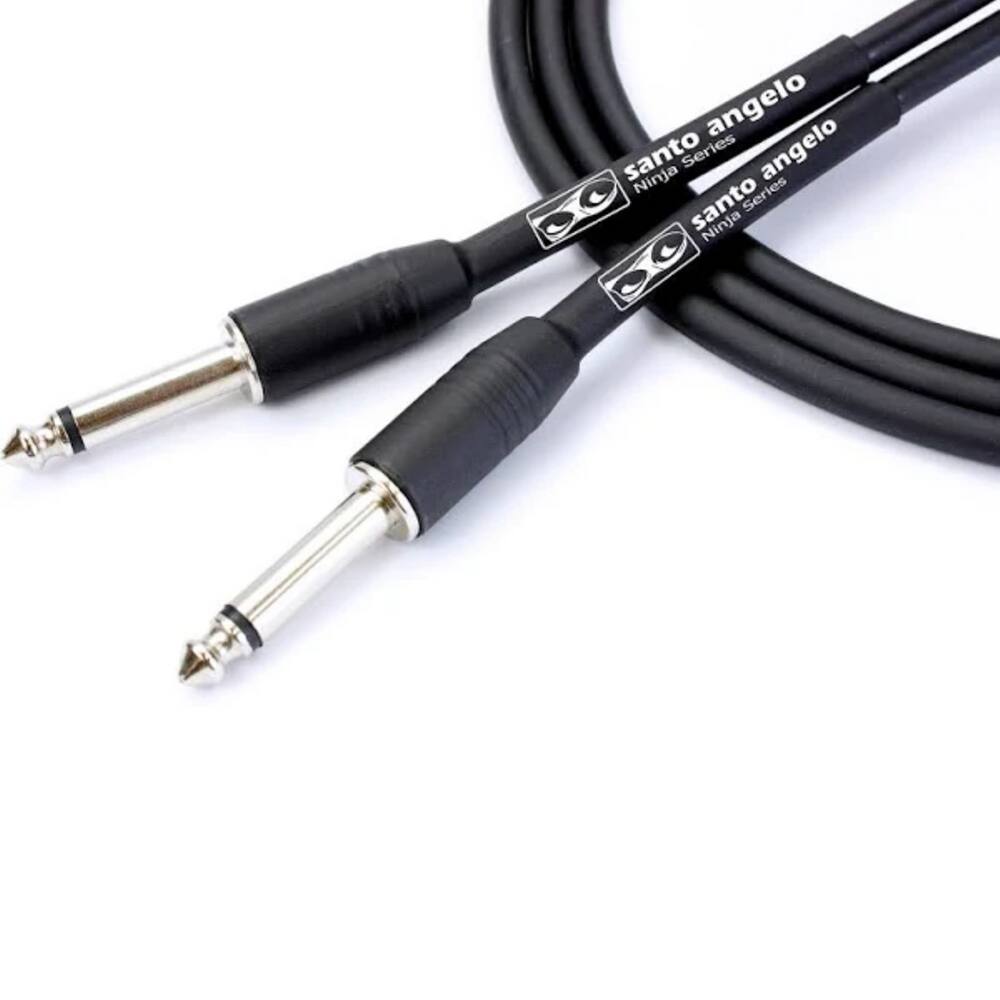 Cabo para Guitarra com Conectores P10N Modelo Angel NI 15FT/ 4.57M - SANTO ANGELO