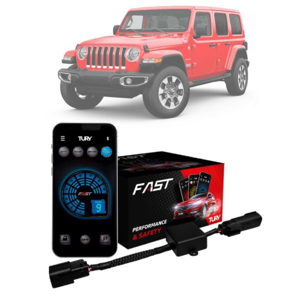 Módulo Acelerador FAST IP 3.0 D Tury Jeep Wrangler 2018