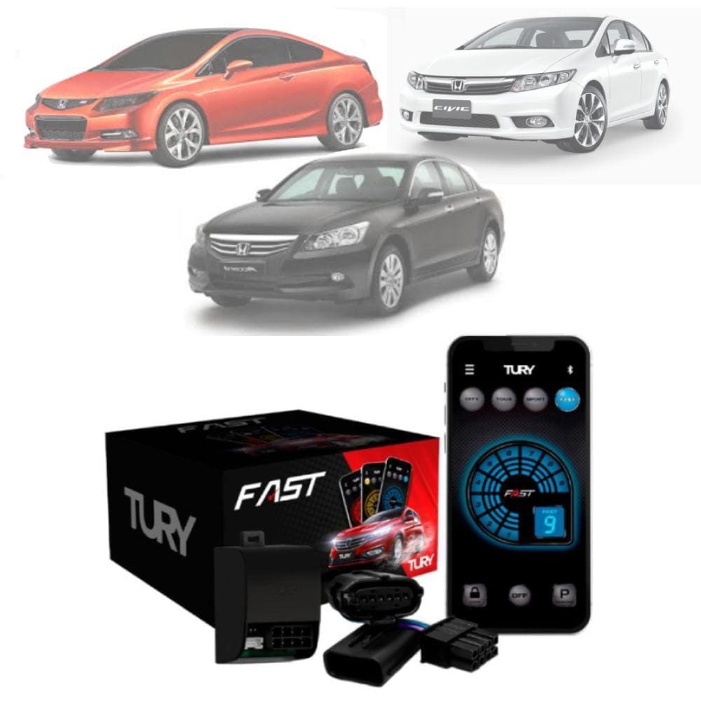 Módulo Fast Acelerador Tury touch Honda CRV 2006 à 2011