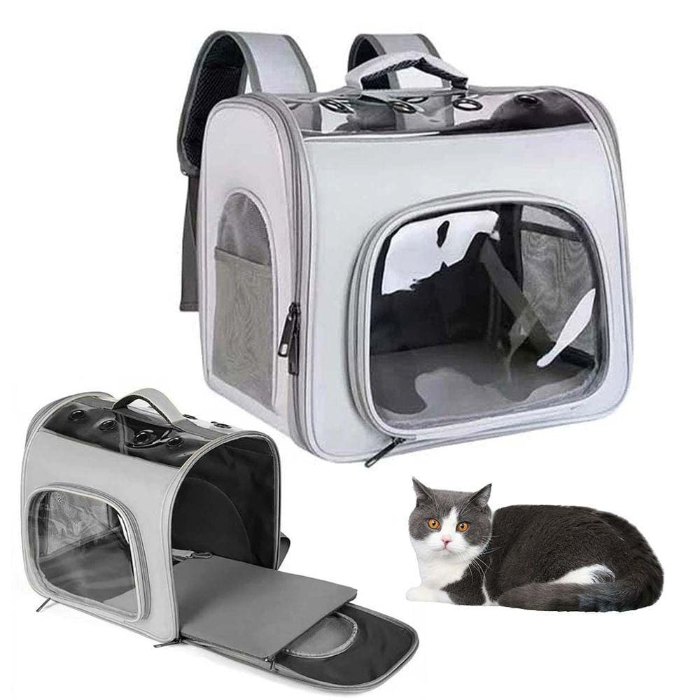 Mochila Transporte Cao Gato Pet Cachorro Animal de Estimaçao Pequeno Porte Alça Ajustavel Ventilado