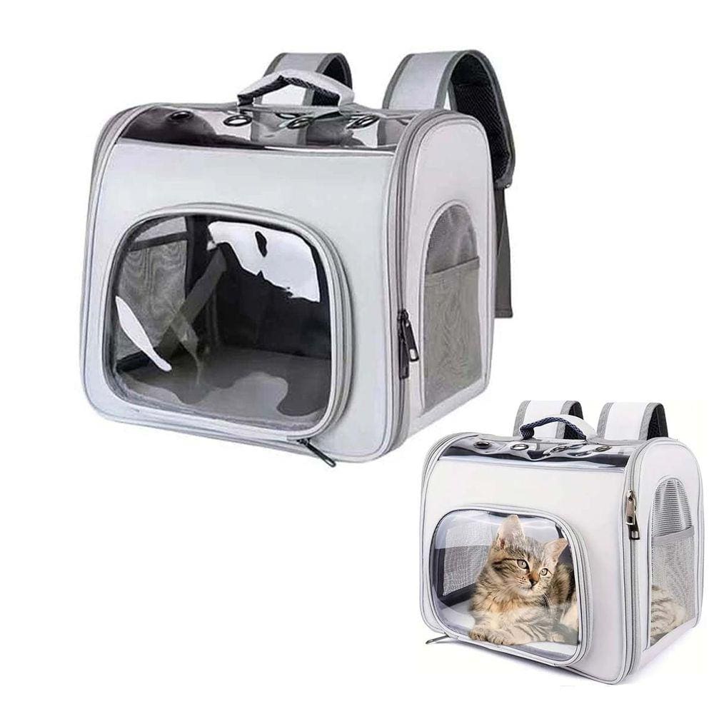 Mochila Transporte Cachorro Gato Pet Cao Animal de Estimaçao Pequeno Porte Viagem Ventilaçao