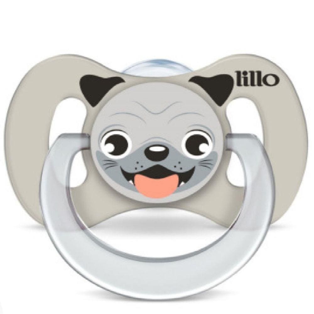 Chupeta Lillo Funny Animais Cachorro de 0 a 6 Meses
