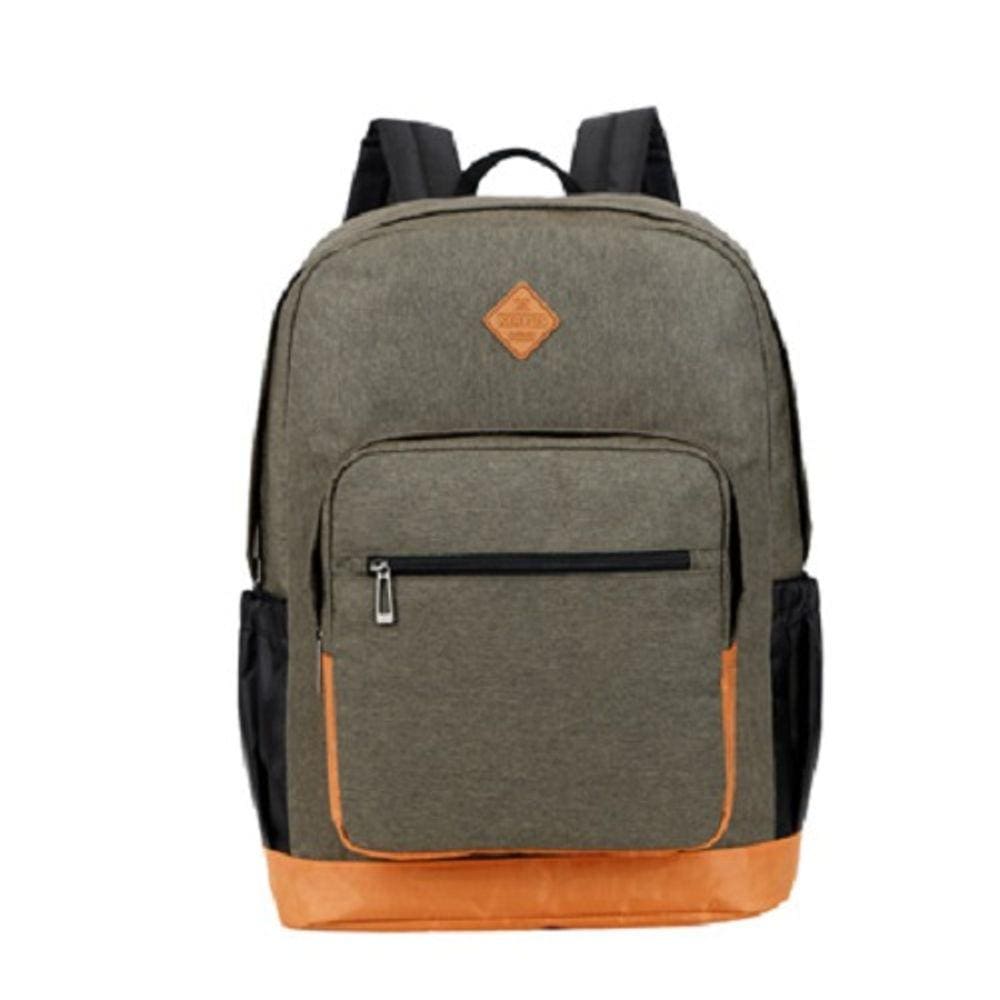 Mochila Juvenil Masculina 45cm Verde e Laranja Xeryus 12150