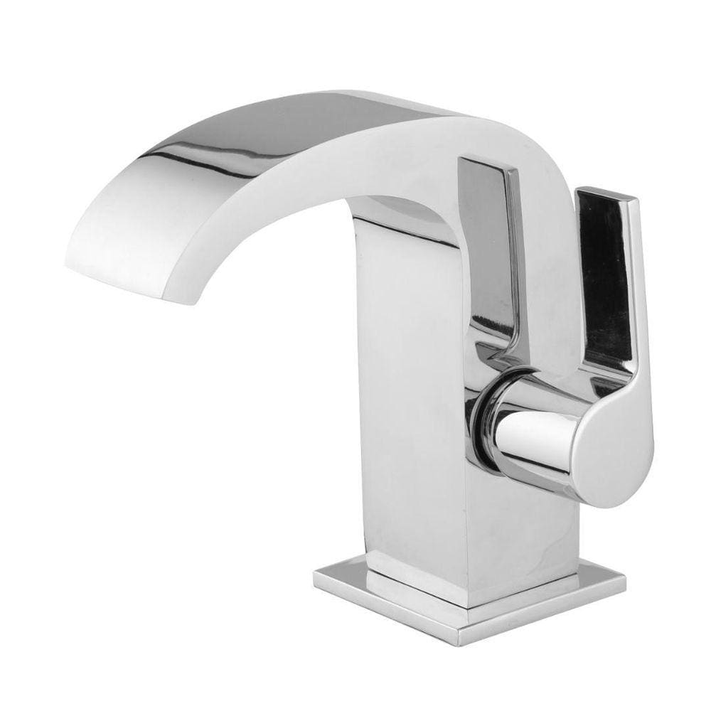 Torneira De Pia Para Banheiro Cascata Cromada Bica Baixa C74