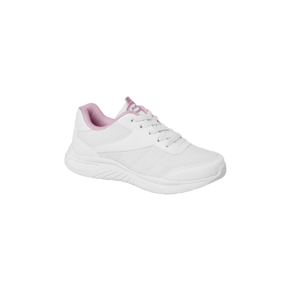 Tênis Infantil Feminino Bical Gamer Branco Rosa