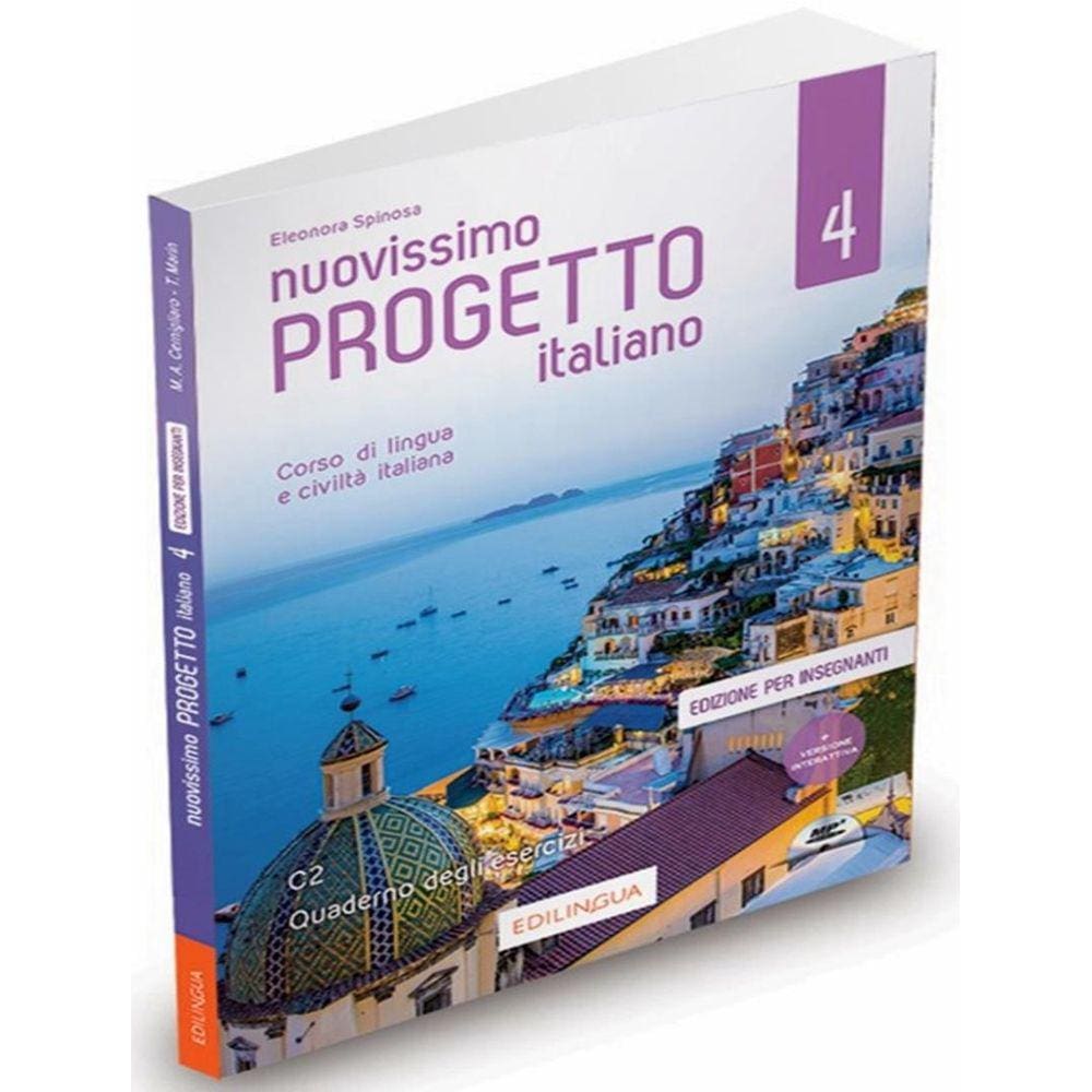 Nuovissimo Progetto Italiano 4 (C2) - Quaderno Degli Esercizi - Dell´Insegnante + Cd Audio Mp3