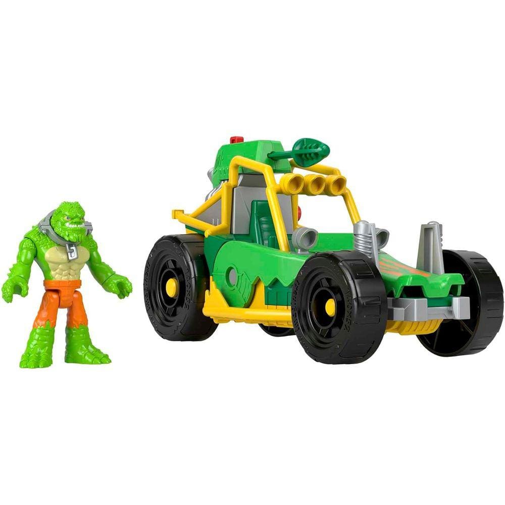 Boneco Killer Croc e Carro De Ação Imaginext Mattel HML05
