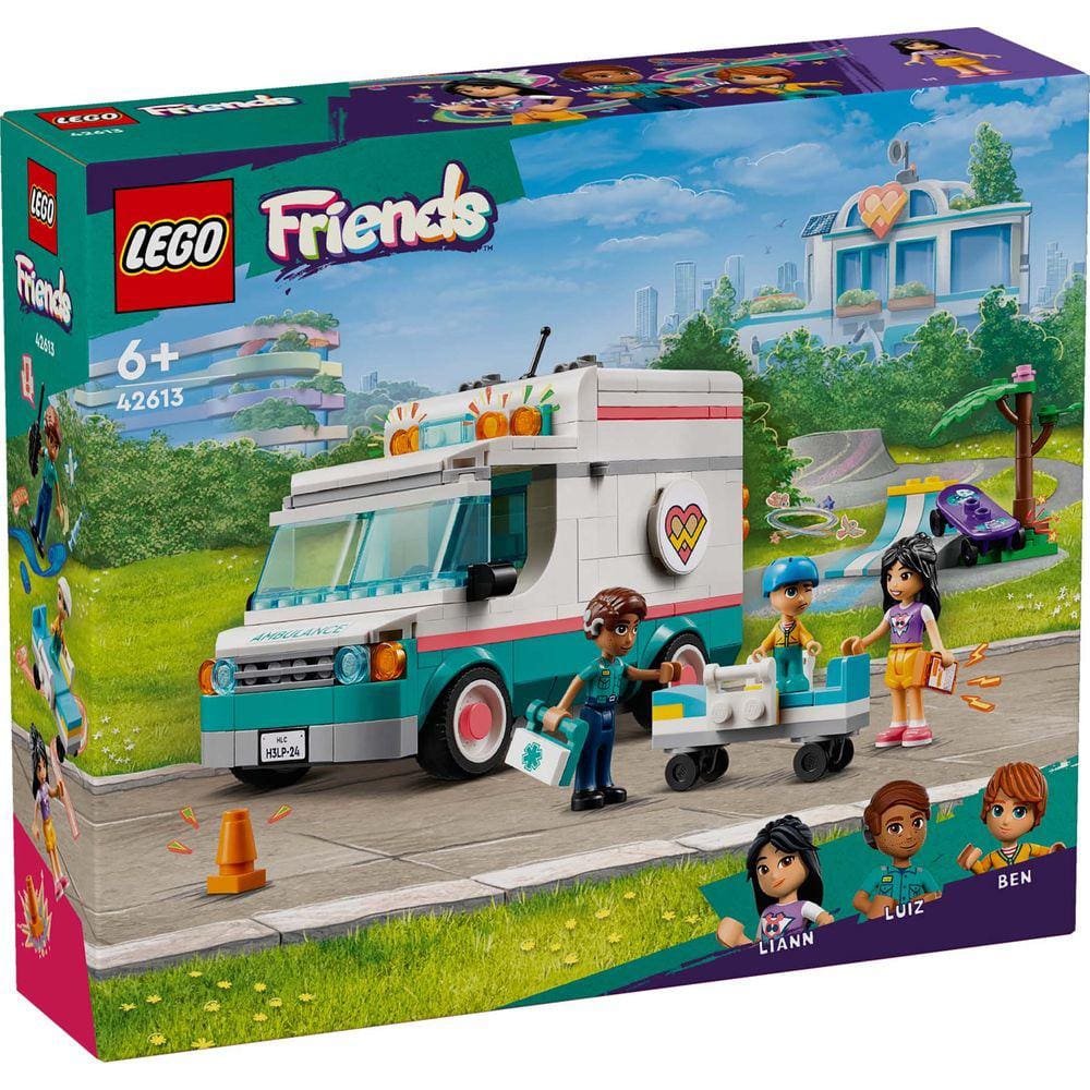 Blocos de montar - LEGO Friends - Ambulancia do Hospital Municipal de Heartlake LEGO DO BRASIL